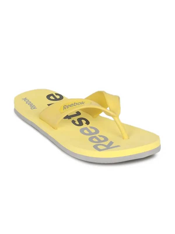 Reebok Men's Hanavi Yellow Flip Flop