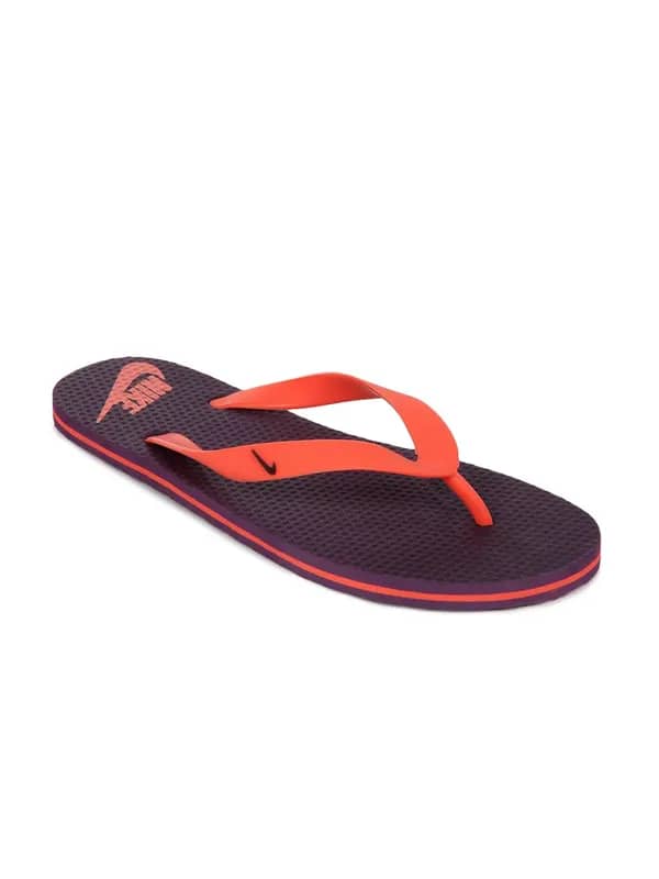 Nike Men Aquahype Red Flip Flops