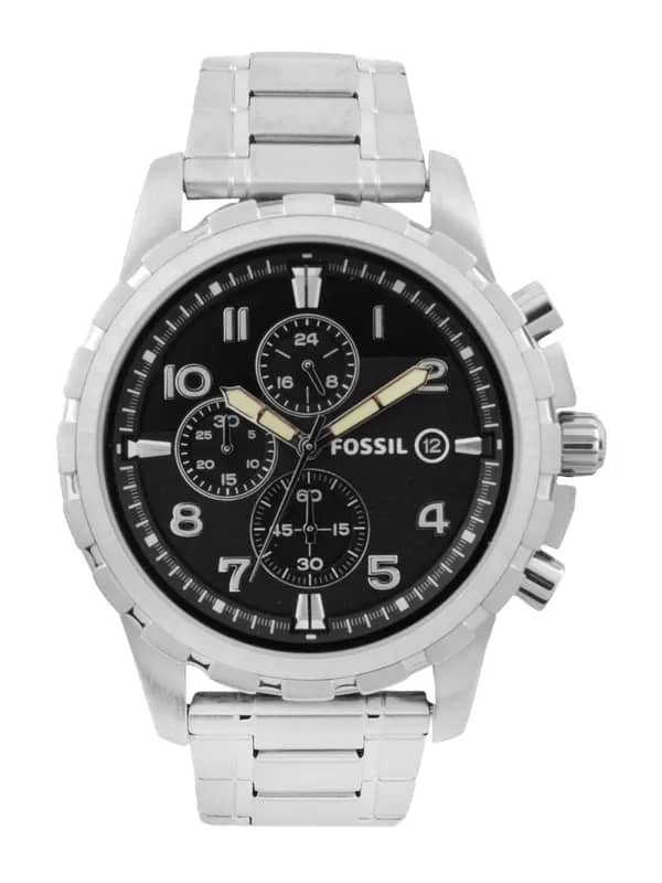 Fossil Men Black Dial Chronograph Watch FS4542