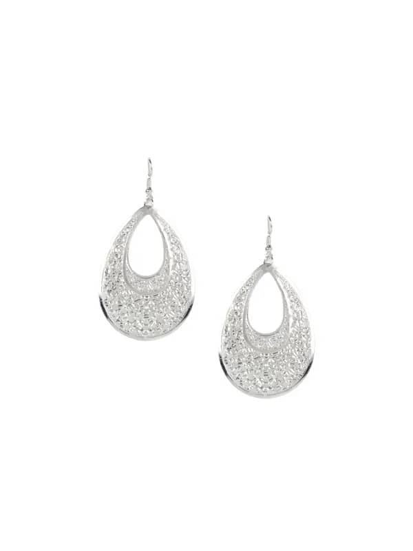 ToniQ Women Silver Earrings