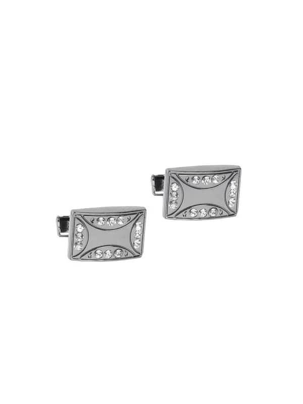 Hakashi Men Gunmetal Grey Cufflinks