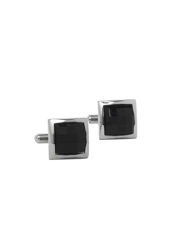 Hakashi Men Black Cufflinks