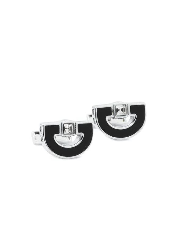 Hakashi Men Black Cufflinks