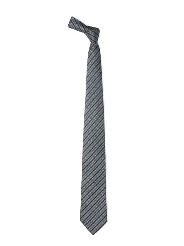 Hakashi Men Black Silk Tie