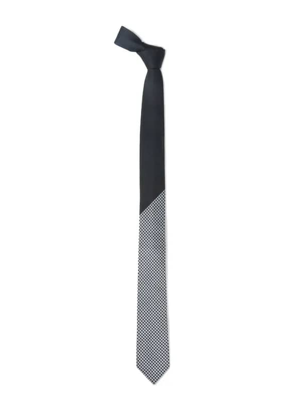Hakashi Men Black Silk Tie
