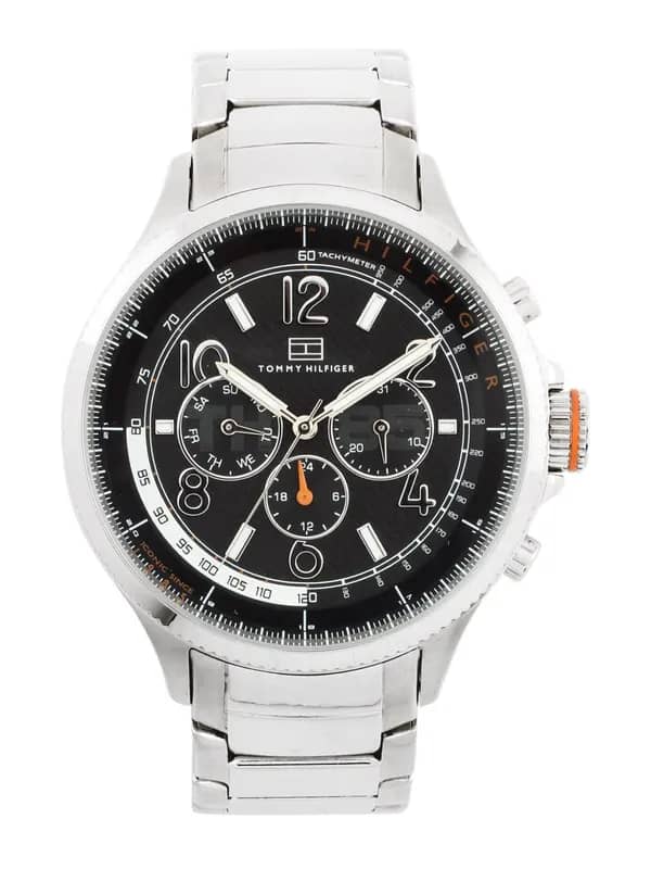 Tommy Hilfiger Men Black Dial Chronograph Watch TH1790731-D