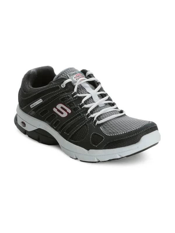 Skechers Men Charcoal Sports Shoes