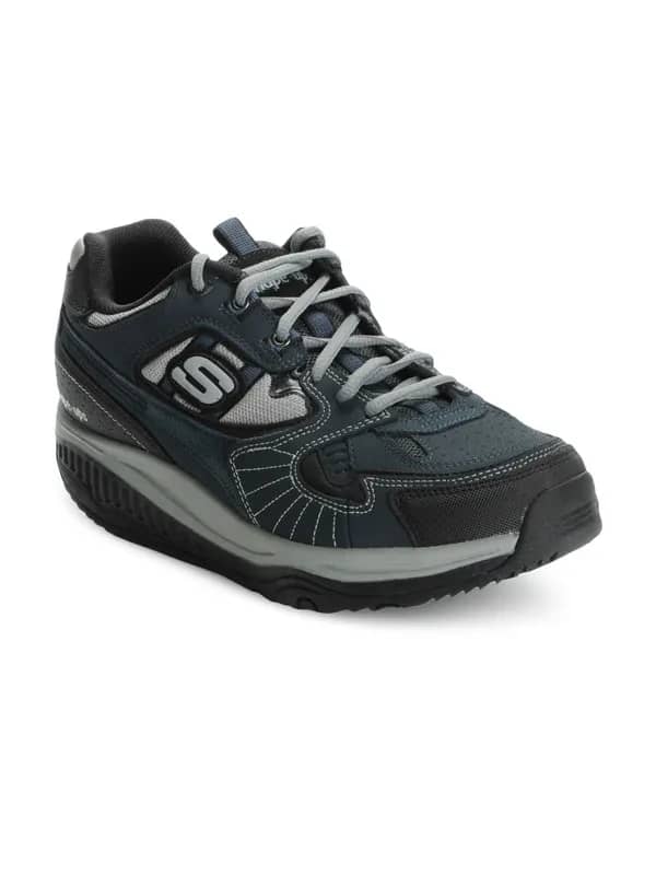 Skechers Men Black & Navy Blue Sports Shoes