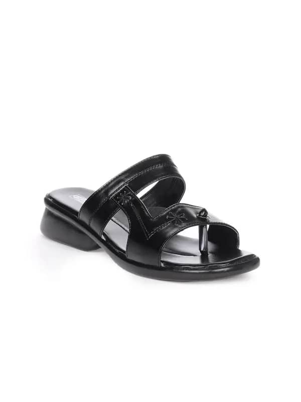 Tiptopp Women Black Sandals