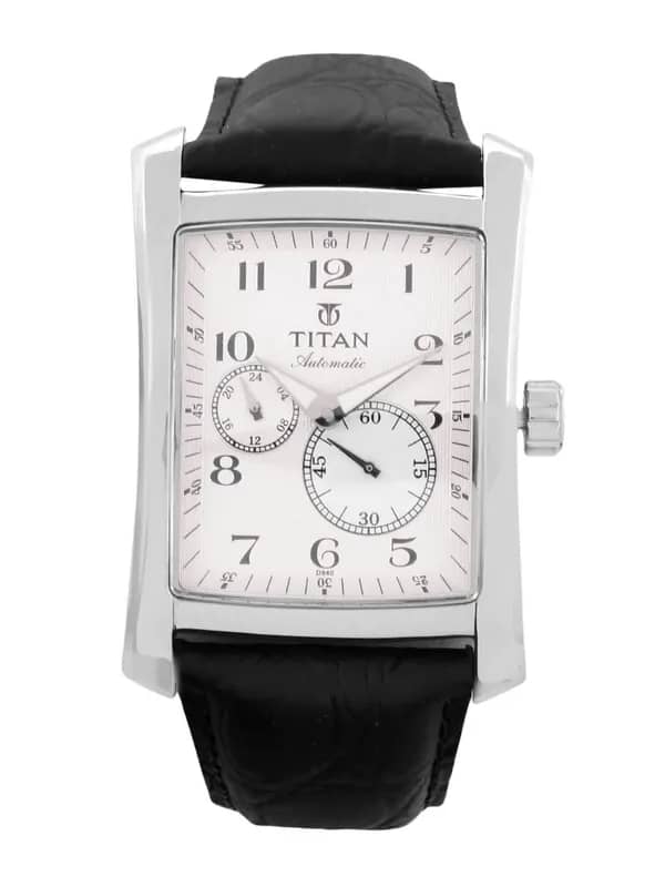 Titan Men White Dial Watch