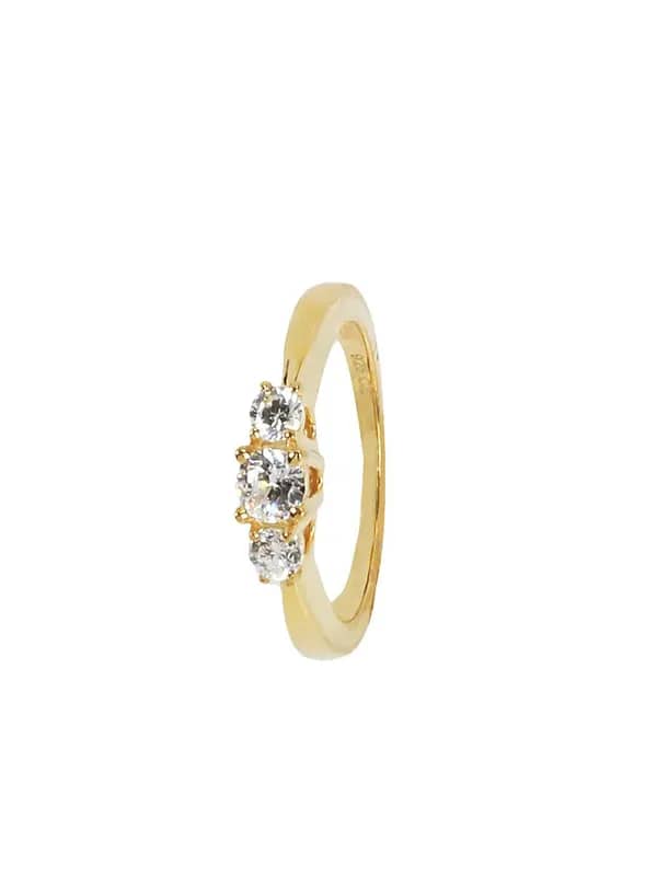 Lucera Gold Plated Paheli Ring