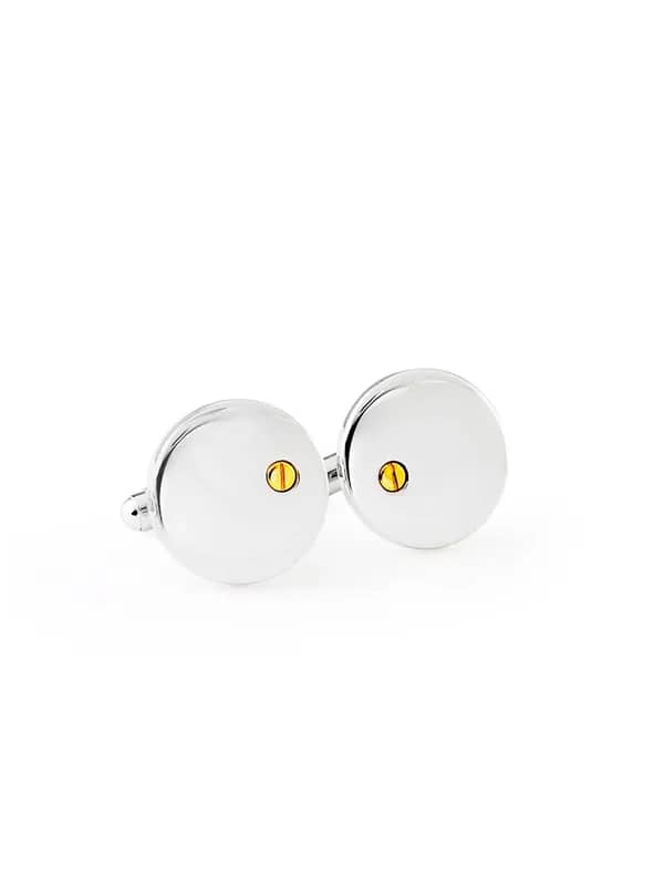 Revv Men Steel Cufflinks