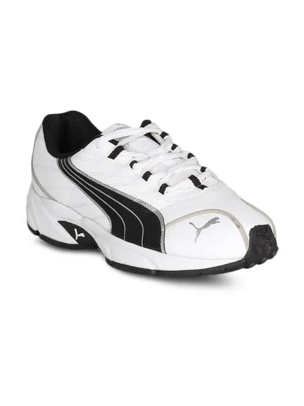 Puma Unisex Diemos White Black Shoe