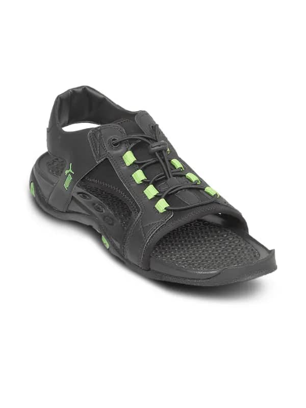 Puma Unisex Winch Black Green Floater