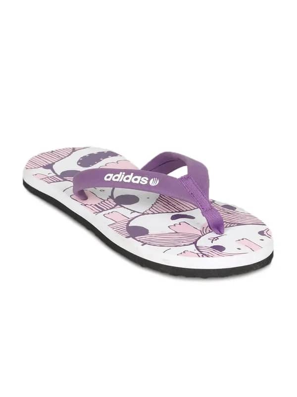 ADIDAS Women's Find Me White Flip Flop