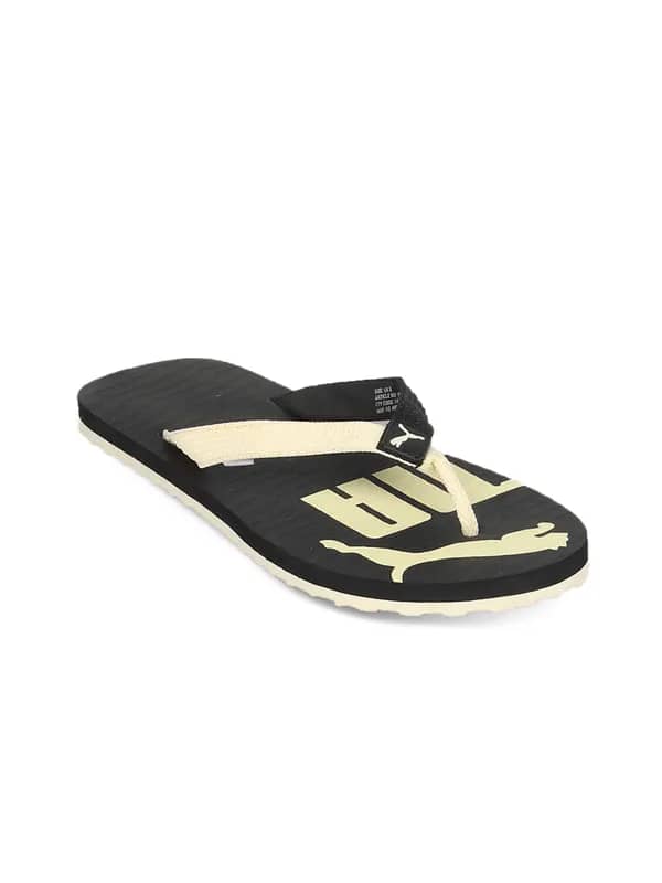 Puma Unisex Miami II Black Cream Flip Flop