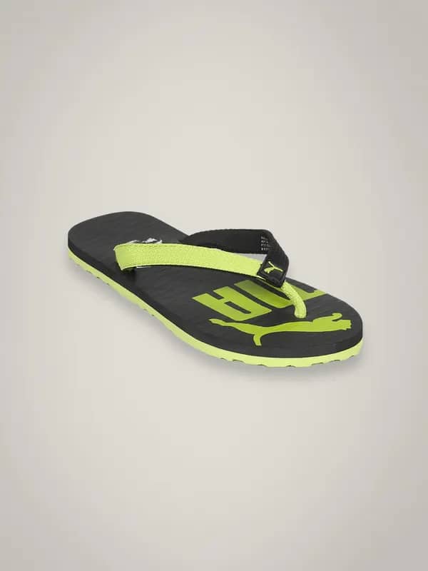 Puma Unisex Miami II Black Green Flip Flop