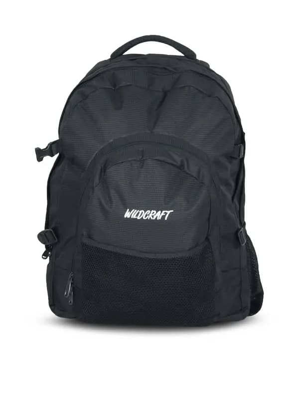 Wildcraft Unisex Black Backpack