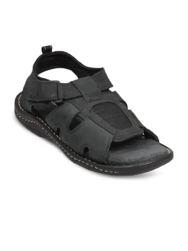 Rockport Men Rocky Brookl Nubuck Black Floater