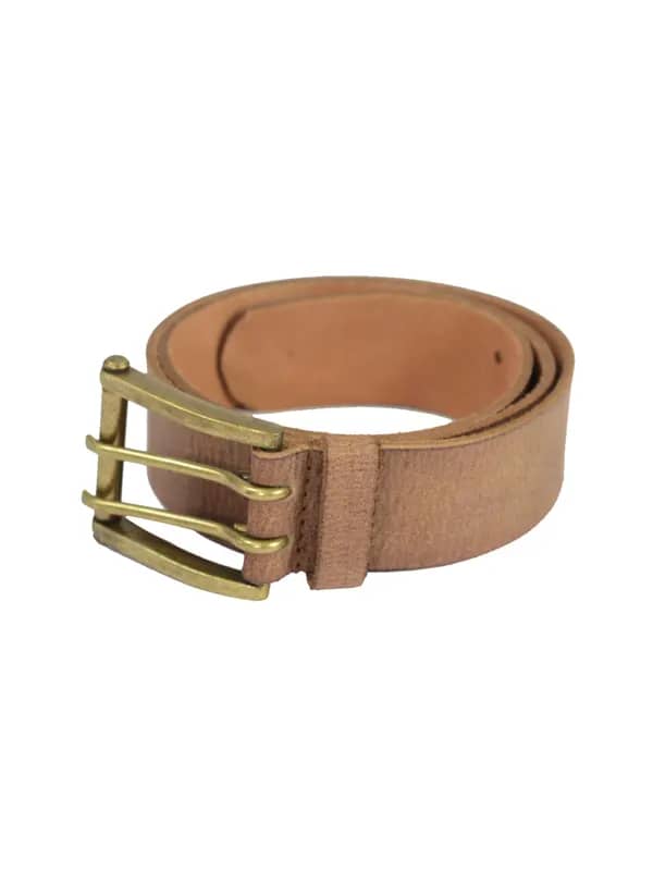 Wrangler Men Light Brown Leather Belt