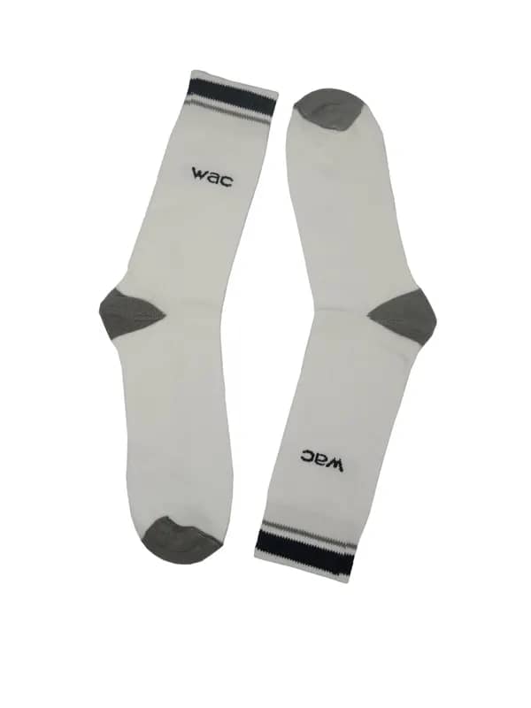 Wrangler Men's White Crew Length Socks