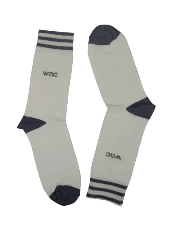 Wrangler Men's White Crew Length Socks