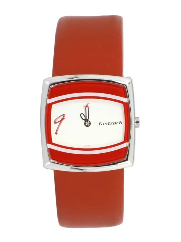 Fastrack Women Upgrades Analog White Red Watch