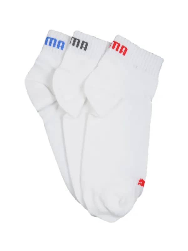 Puma Women Sport Pack of 3 White Socks