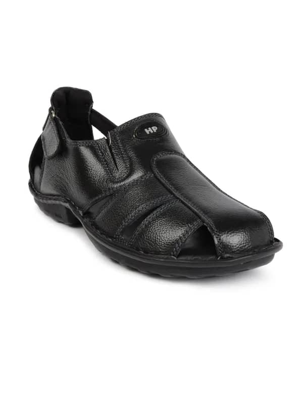 Hush Puppies Men Slip on Black Casual Sandals