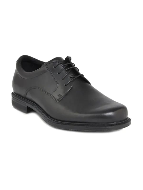 Rockport Men Ed Plaintoe Black Formal Shoes