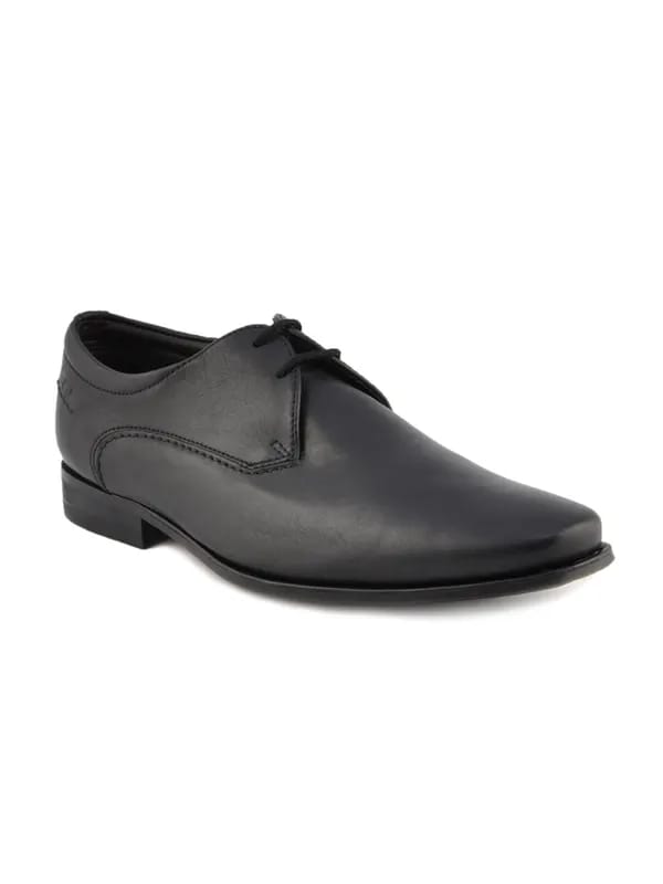 Clarks Men Black Leather Derbys