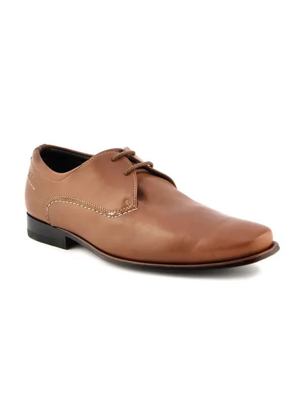 Clarks Men Feeling Good Leather Brown Formal Shoes