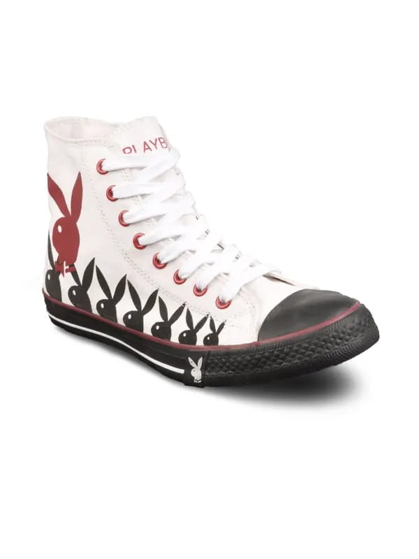 Playboy Men Casual White Casual Shoes