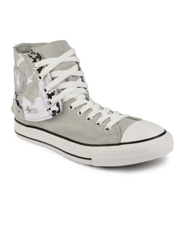 Playboy Men Casual Grey Casual Shoes