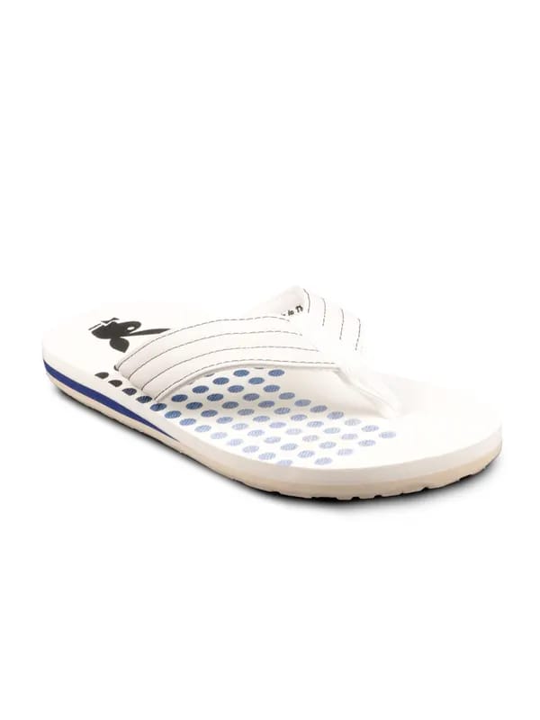 Playboy Men White Flip Flops