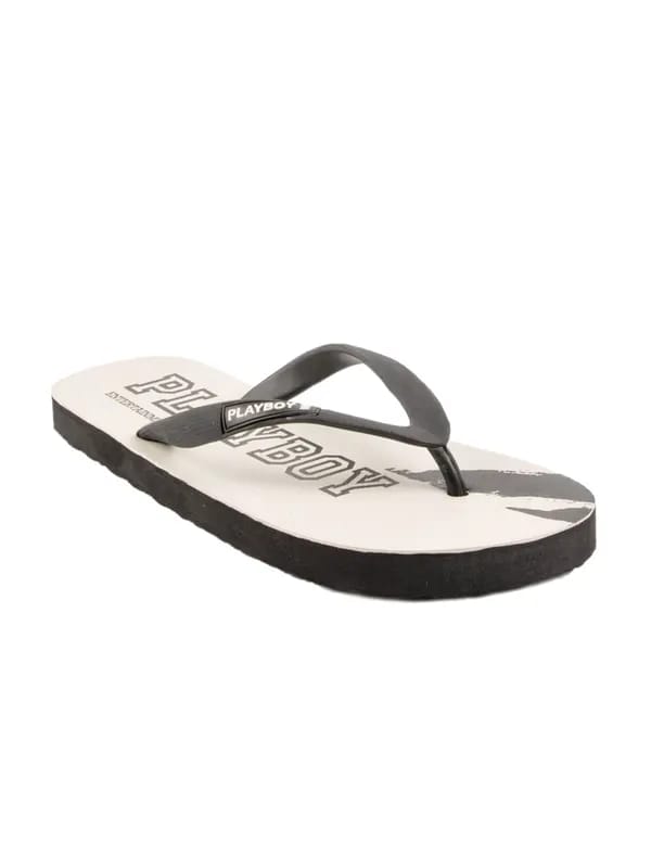Playboy Men Casual Grey Slippers