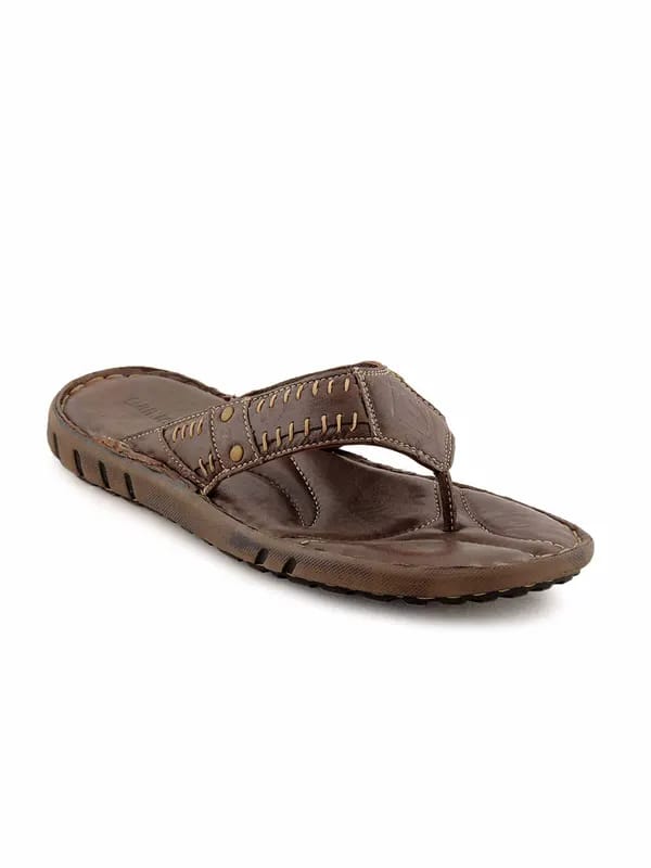 Ganuchi Men Casual Brown Sandals