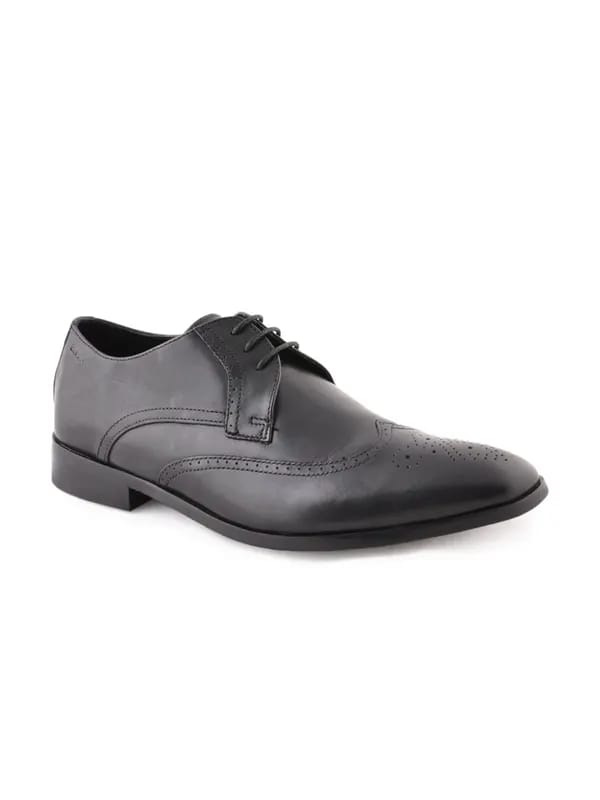 Clarks Men Leather Black Formal Shoes