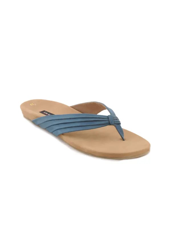 Inc 5 Women Casual Blue Flats