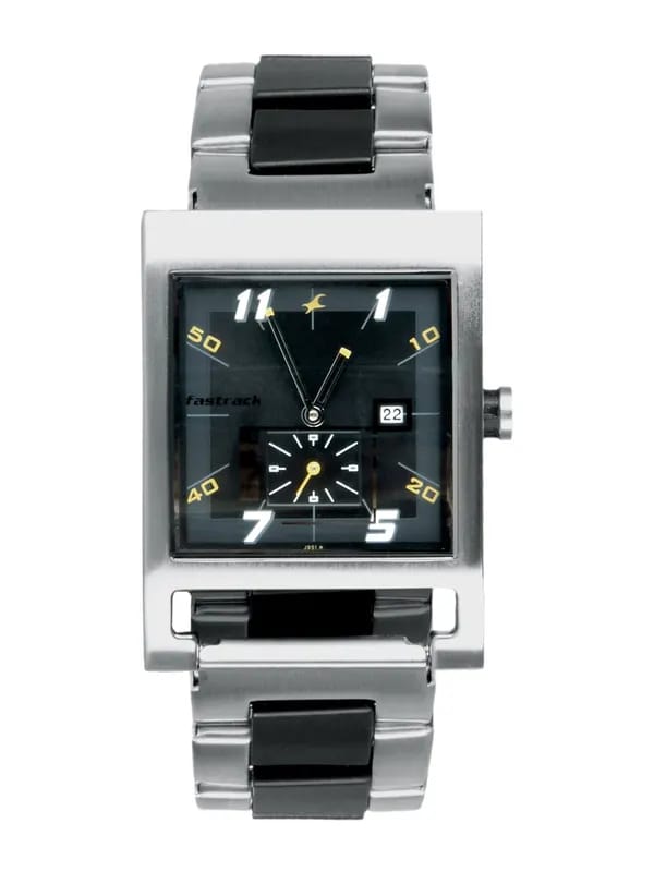 Fastrack Men Black Dial Watch 1478SM01