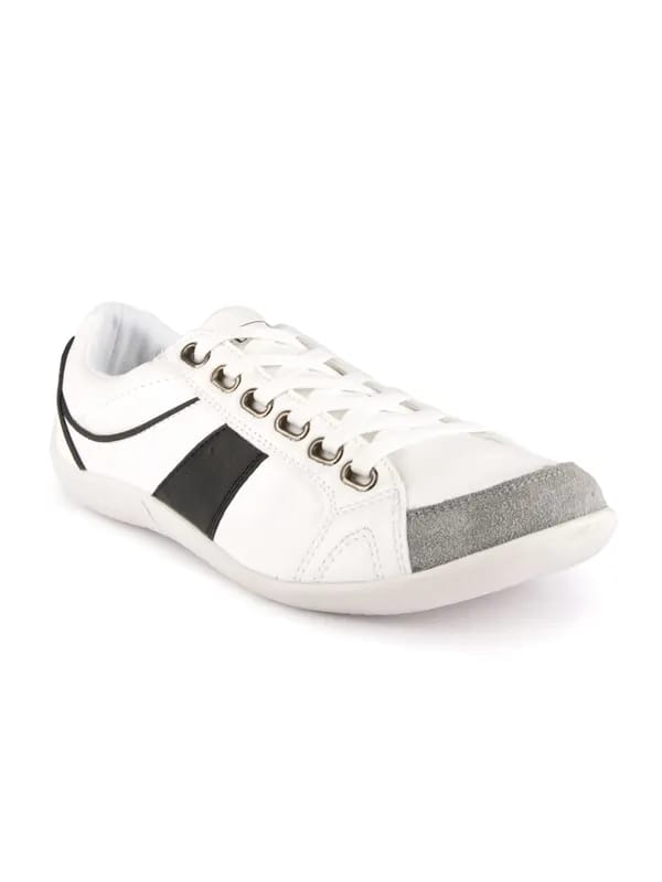 Numero Uno Men White Casual Shoes