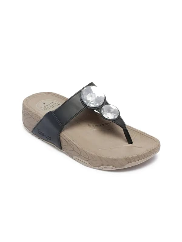 Skechers Women Ever Lasting Black Sandals