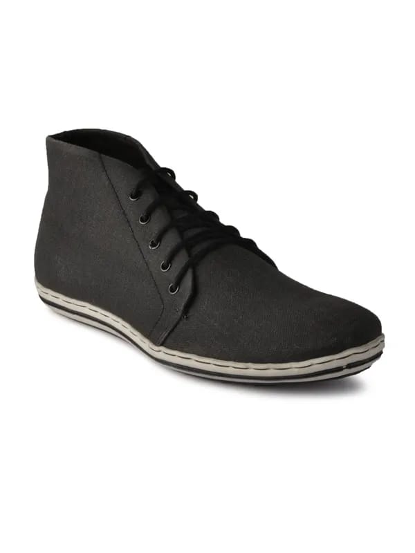 Carlton London Men Casual Black Casual Shoes