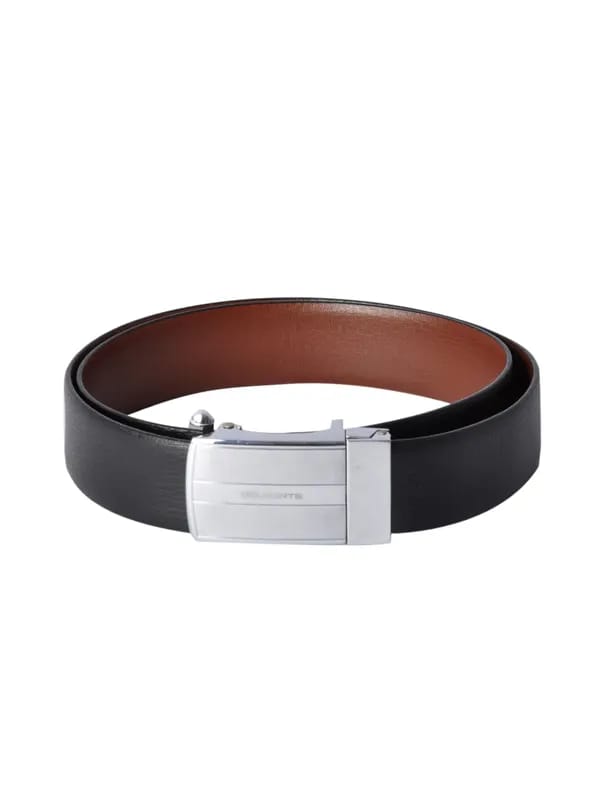 Belmonte Men Snake Skin Look Black Belts