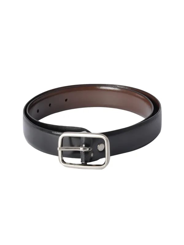 Belmonte Men Shiny Black Belts