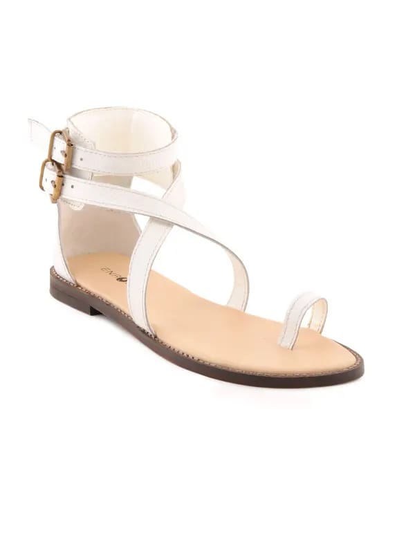 Enroute Women Casual White Flats