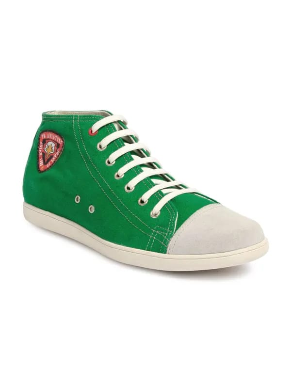 Flying Machine Men Casual Green Casual Shoes