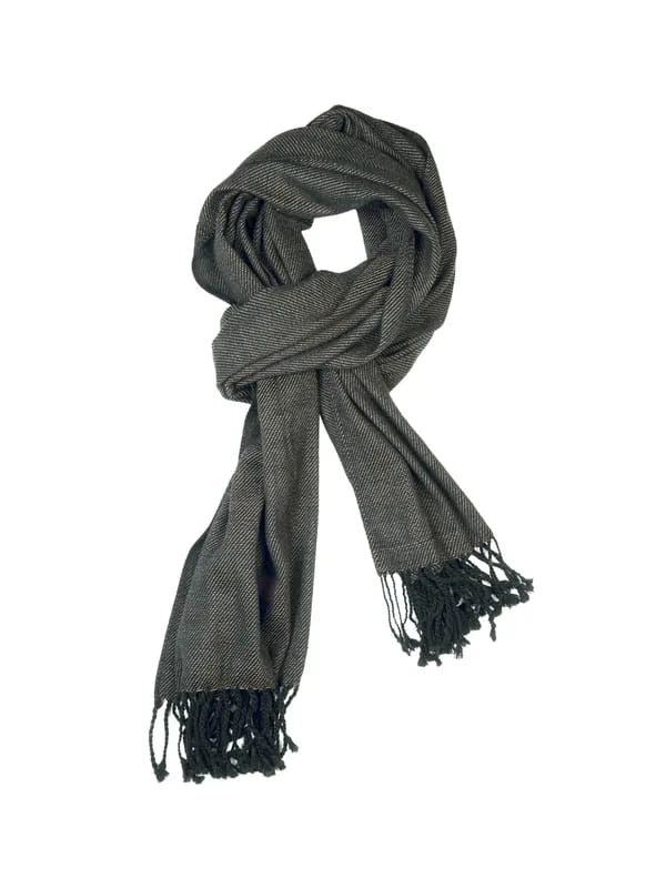 United Colors of Benetton Men Solid Black Mufflers