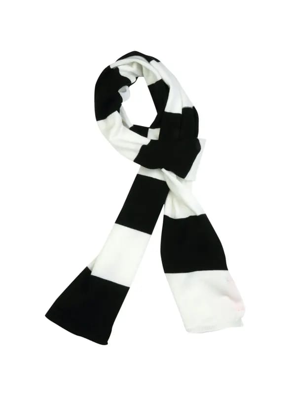 Scullers Unisex Casual Muffler Black Mufflers
