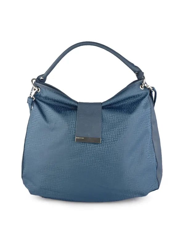 United Colors of Benetton Women Solid Blue Handbags